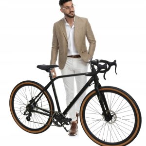 LEKKI ROWER GRAVEL ALUMINIOWY MĘSKI TARCZE WIELOPOZYCYJNY 28 CALI " SHIMANO